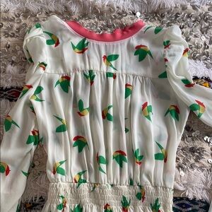 Tanti Anelli dress with bird print